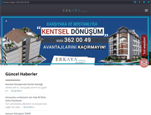 Tablet Screenshot of erkayainsaatyapi.com